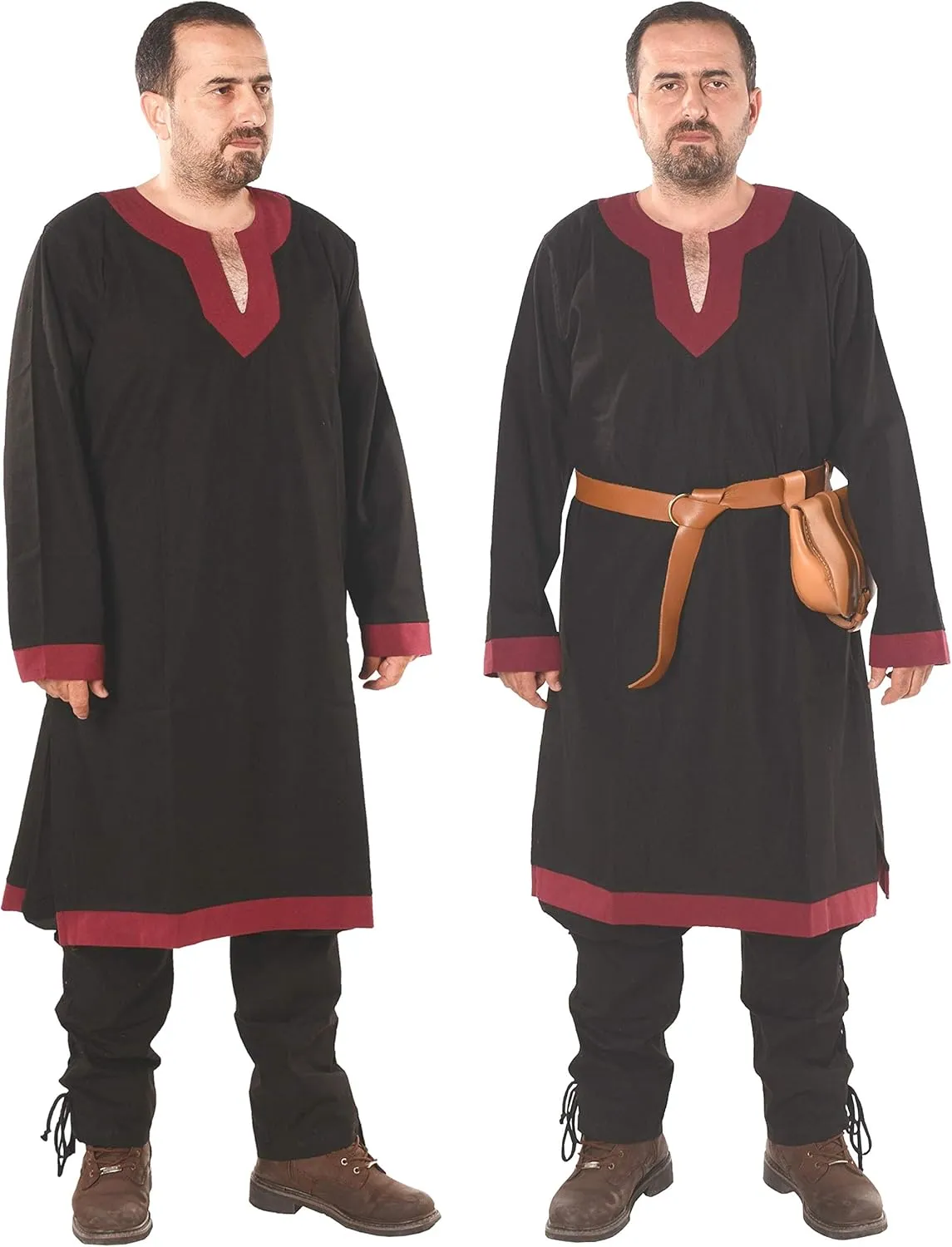 Calvina Costumes Arthur Medieval, Viking, LARP and Renaissance Tunic by Formen - Made in Turke