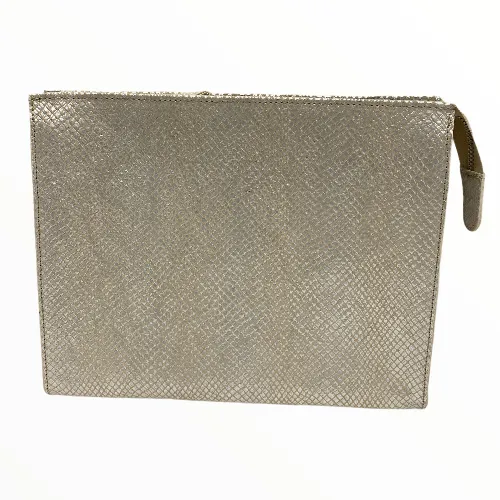 Carouzou Elvi moonlight  glamorous leather clutch