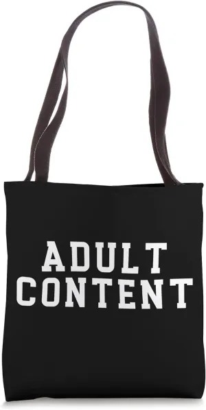 Censored Humor Adult Content Irony Sarcastic Viral Pascal Tote Bag