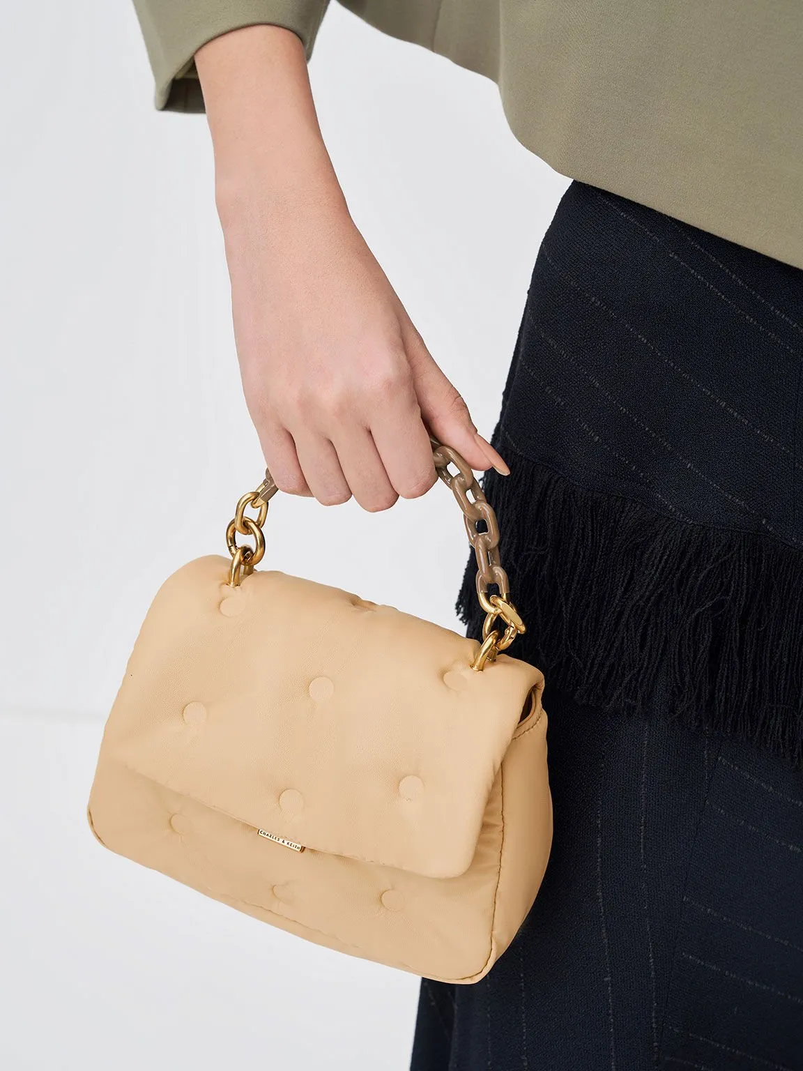 Charles & Keith Padded Shoulder Bag