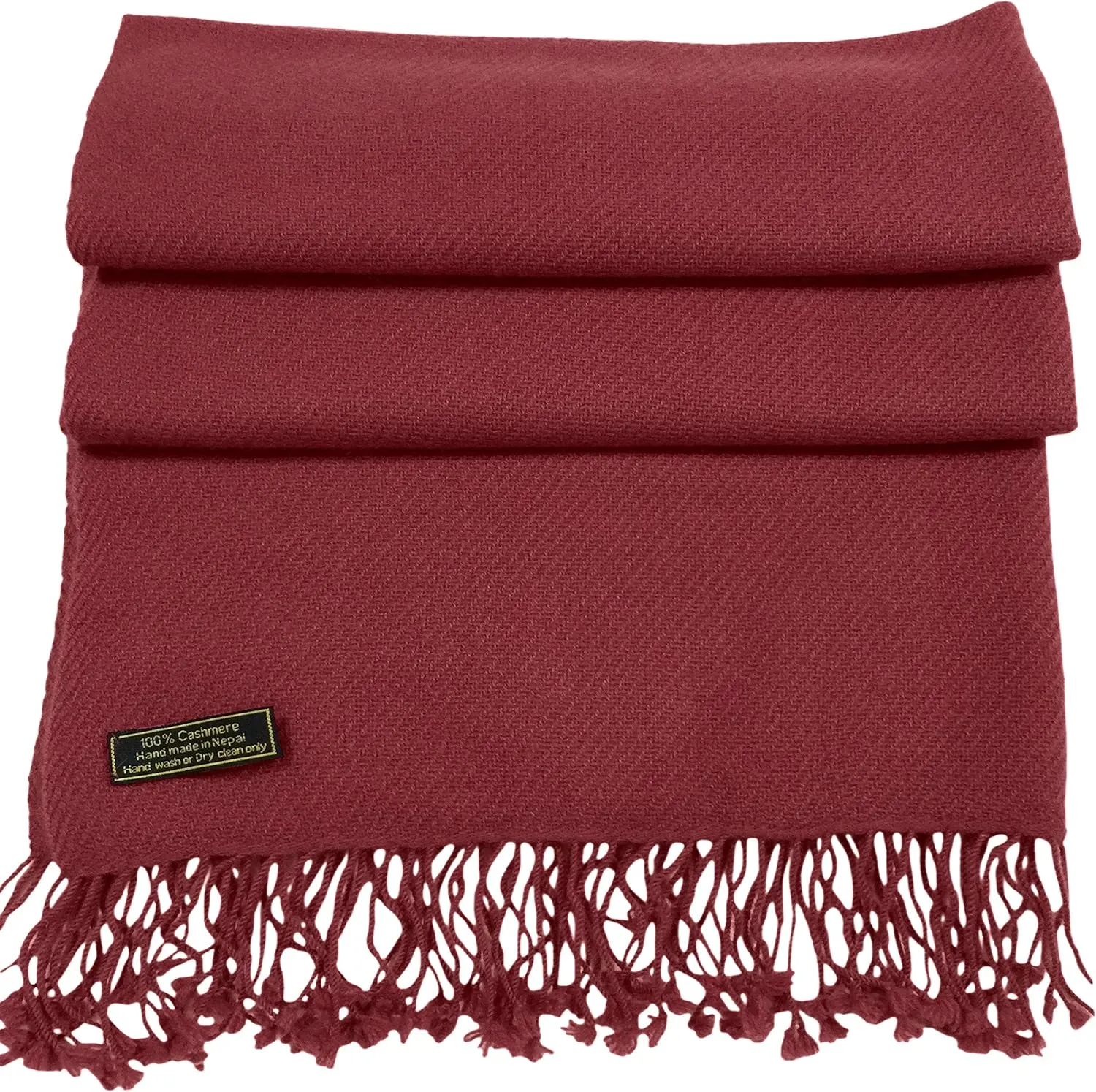 CJ Apparel 100% Cashmere Shawl Pashmina Scarf Wrap Stole Head Wrap Hand Made in Nepal New