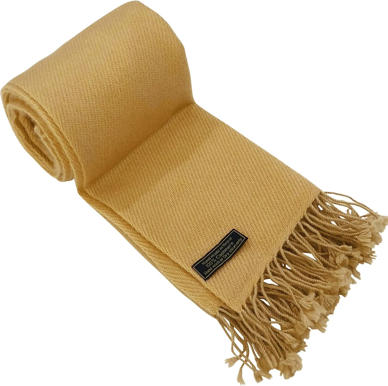 CJ Apparel 100% Cashmere Shawl Pashmina Scarf Wrap Stole Head Wrap Hand Made in Nepal New