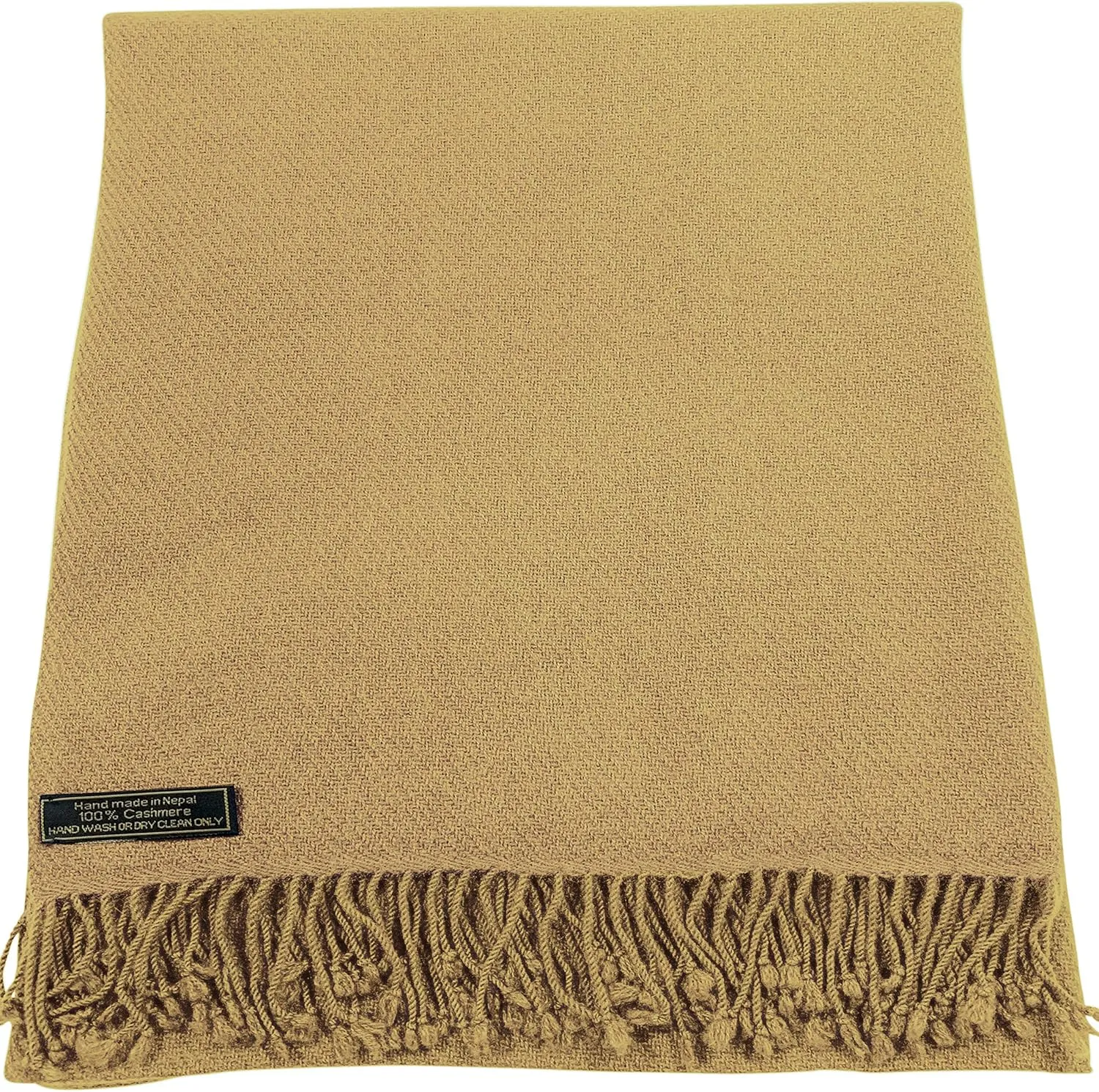 CJ Apparel 100% Cashmere Shawl Pashmina Scarf Wrap Stole Head Wrap Hand Made in Nepal New