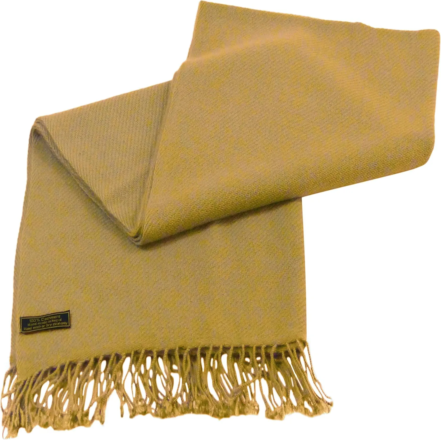 CJ Apparel 100% Cashmere Shawl Pashmina Scarf Wrap Stole Head Wrap Hand Made in Nepal New