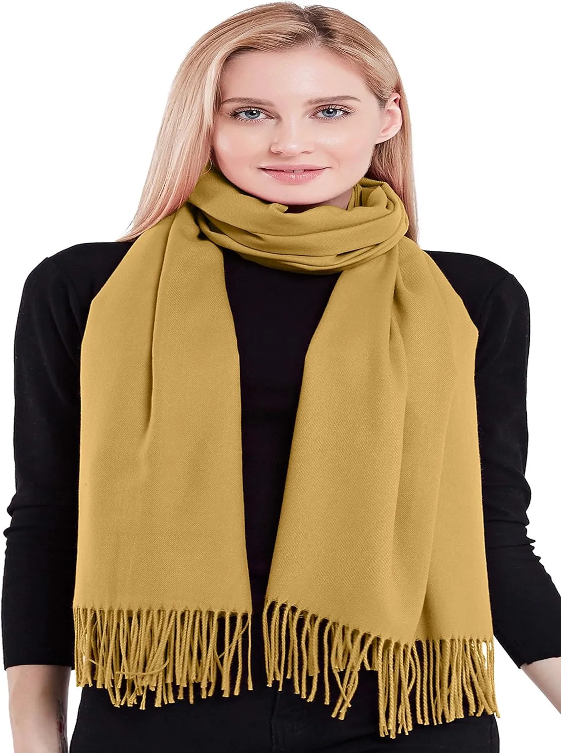 CJ Apparel 100% Cashmere Shawl Pashmina Scarf Wrap Stole Head Wrap Hand Made in Nepal New