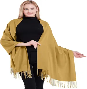 CJ Apparel 100% Cashmere Shawl Pashmina Scarf Wrap Stole Head Wrap Hand Made in Nepal New