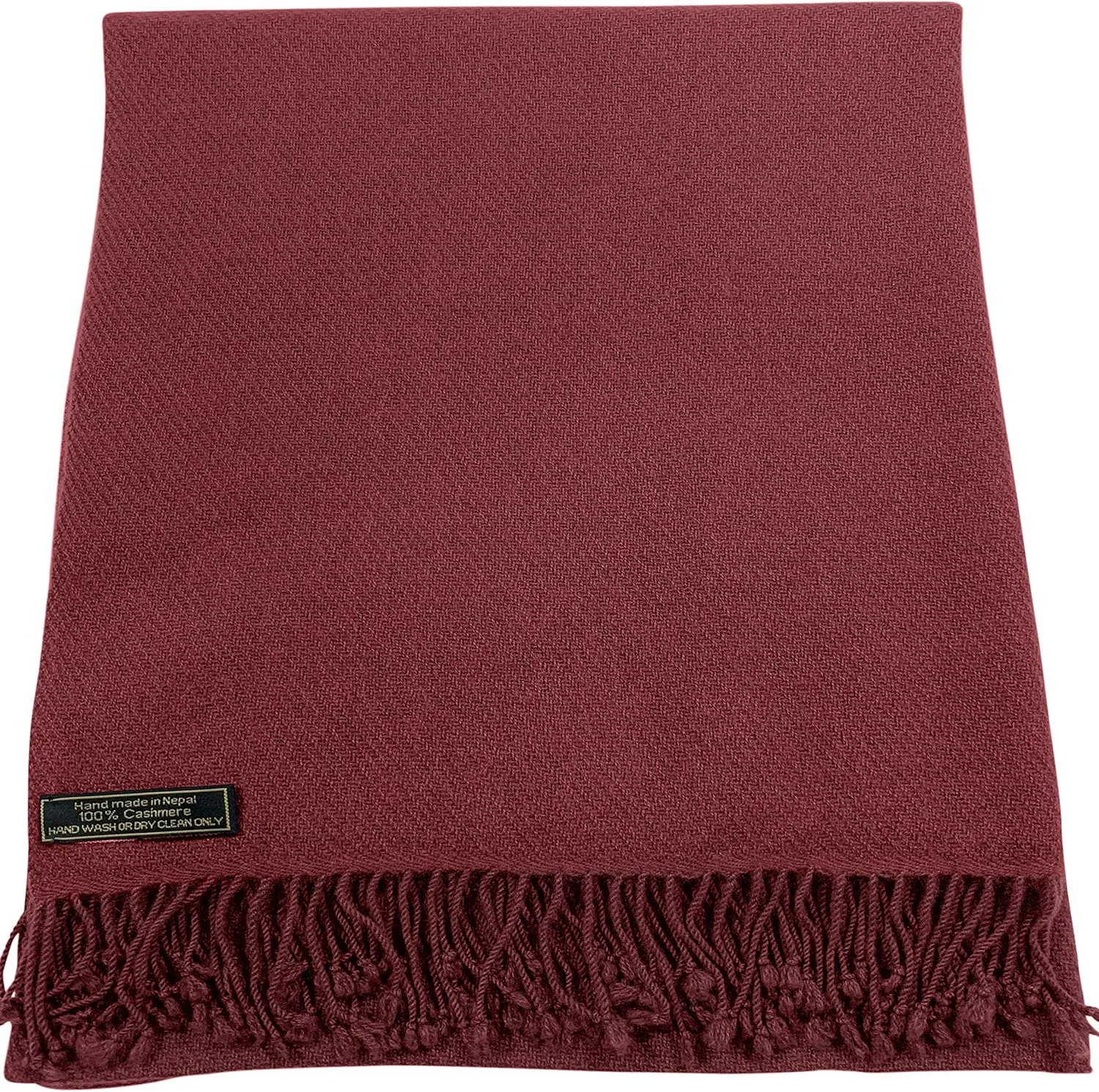 CJ Apparel 100% Cashmere Shawl Pashmina Scarf Wrap Stole Head Wrap Hand Made in Nepal New