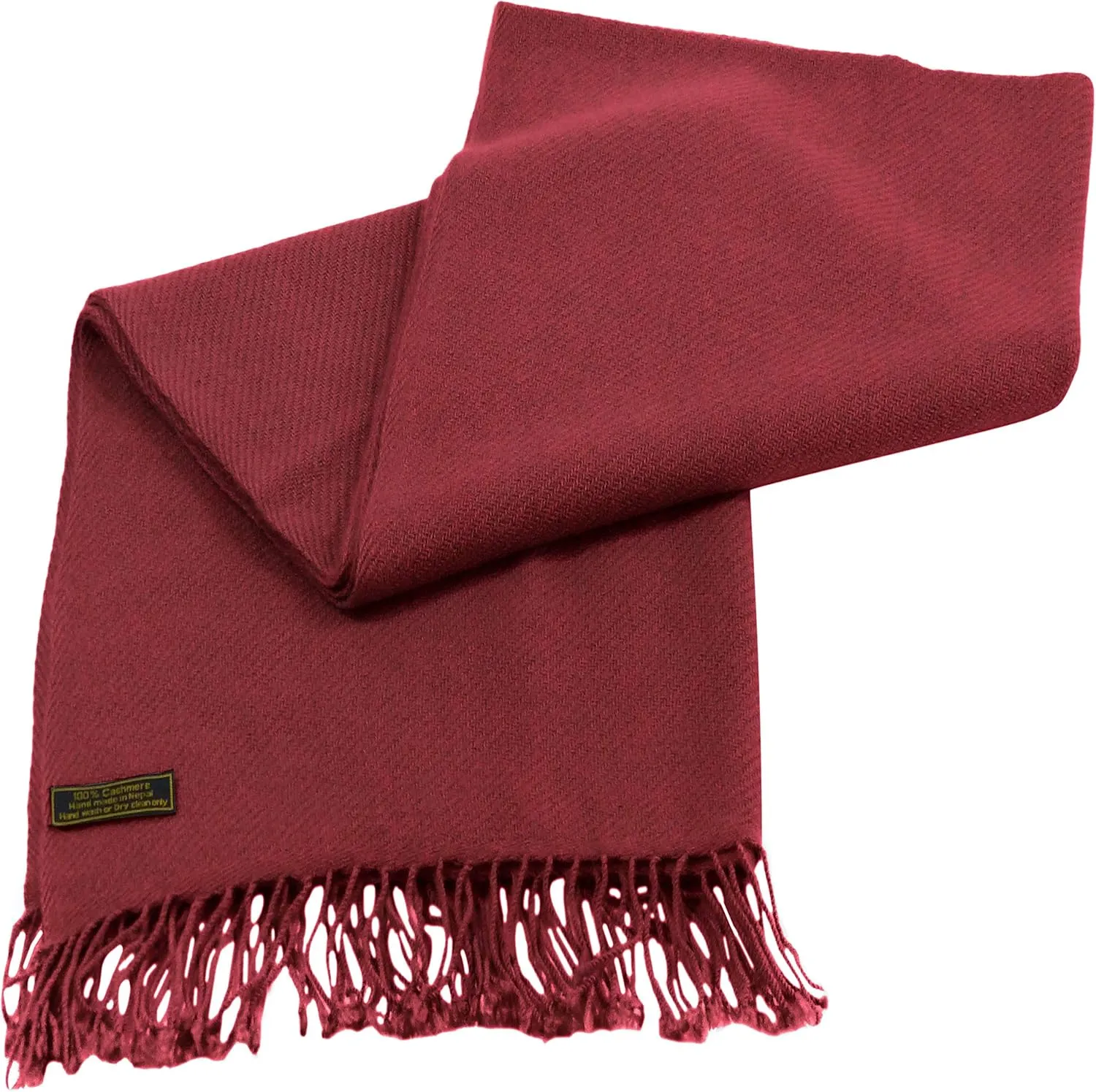 CJ Apparel 100% Cashmere Shawl Pashmina Scarf Wrap Stole Head Wrap Hand Made in Nepal New