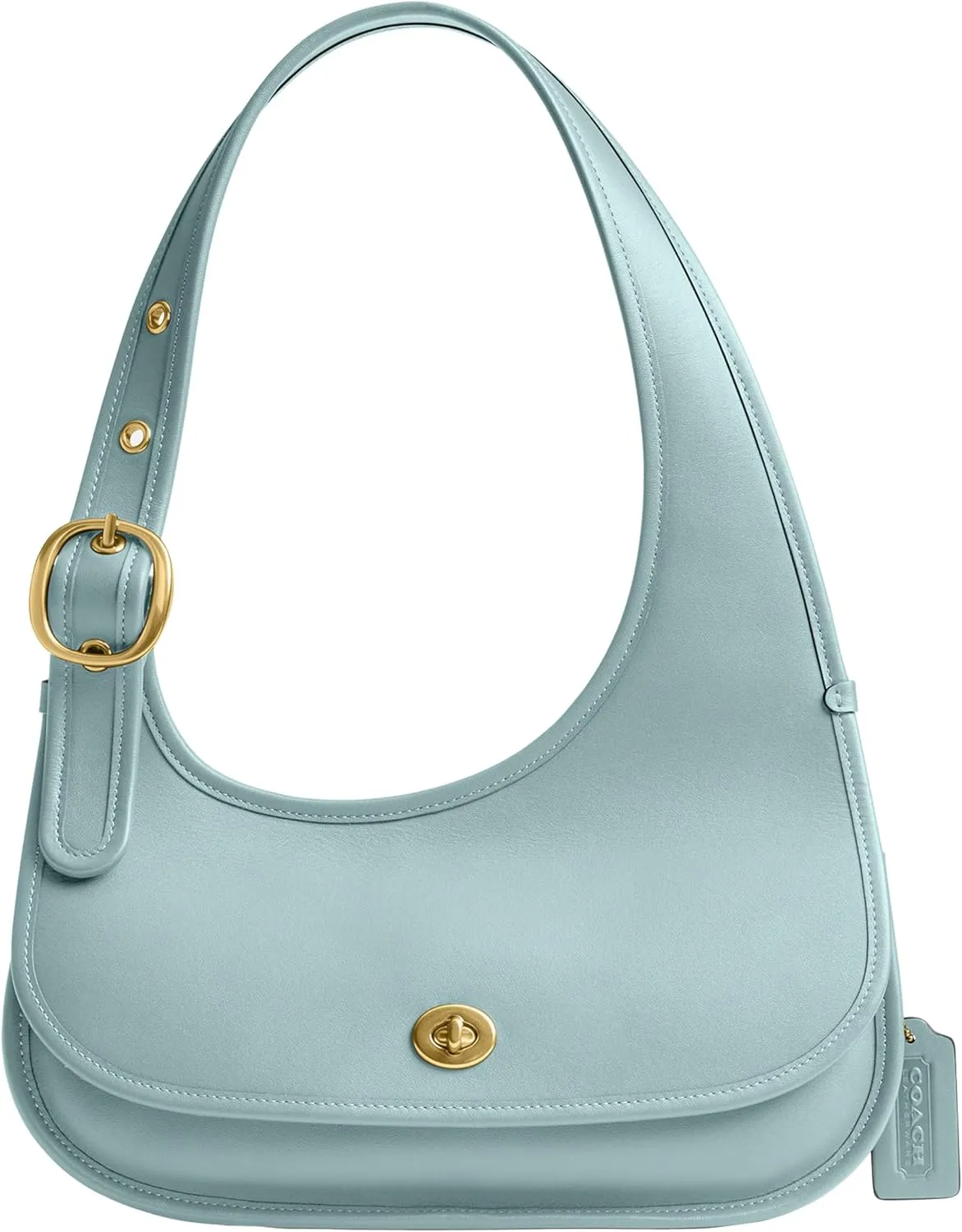 Coach Cashin Carry Crescent Bag, B4/Light Blue