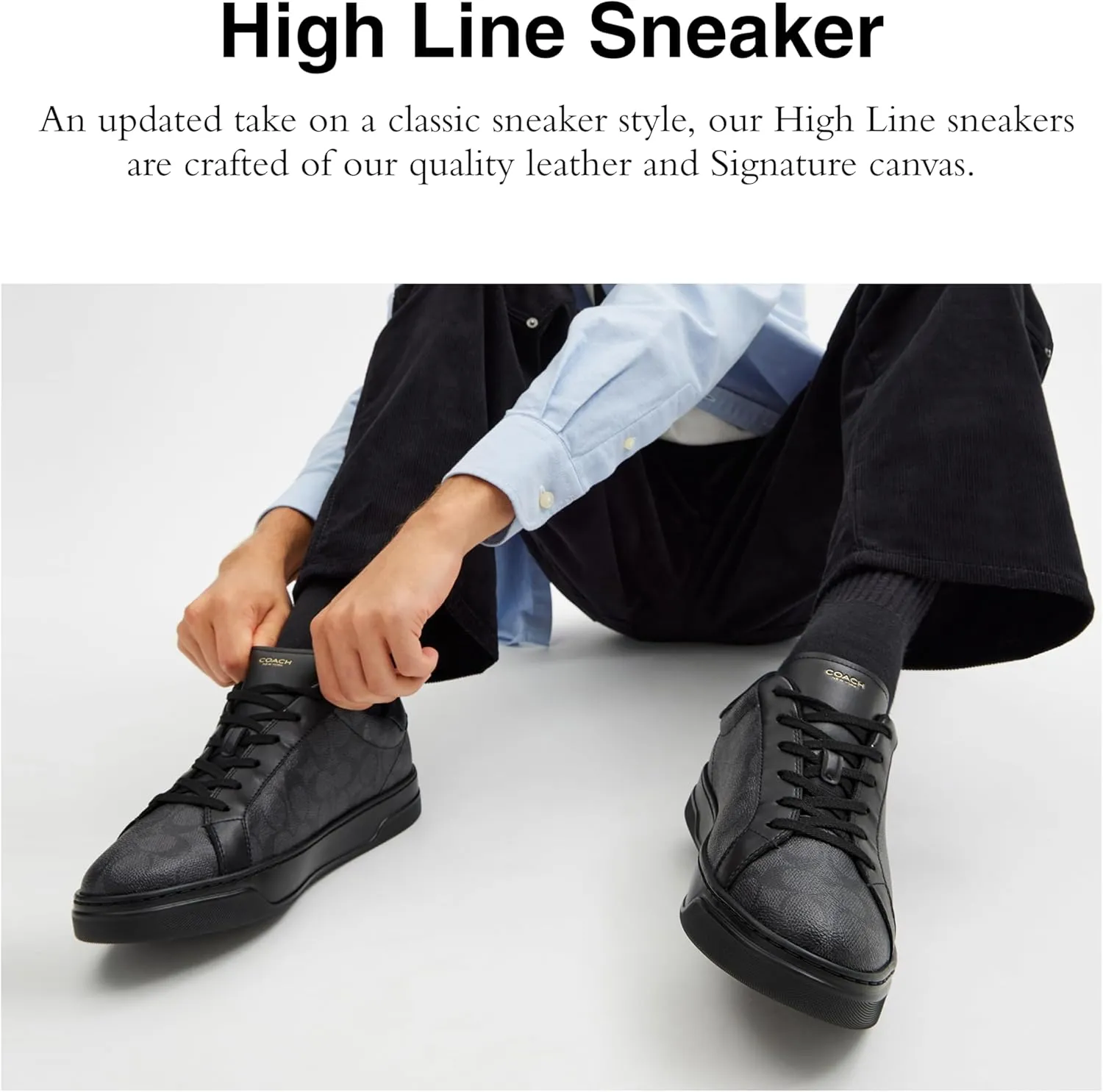 COACH Men's High Line Sneaker