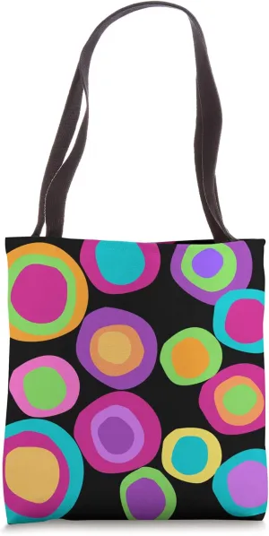 Colorful abstract circle statement Tote Bag
