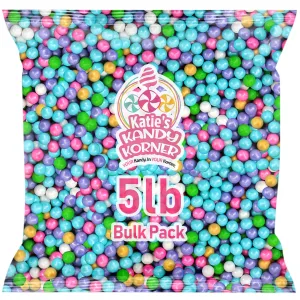 Colorful Chocolate Candy 5lb Bulk Bag - SixletsCandy with Crunchy Shell & Smooth Center - Ideal for Parties, Baking, Office Snacks, Gift Bags & Everyday Treats for Kids and Adults