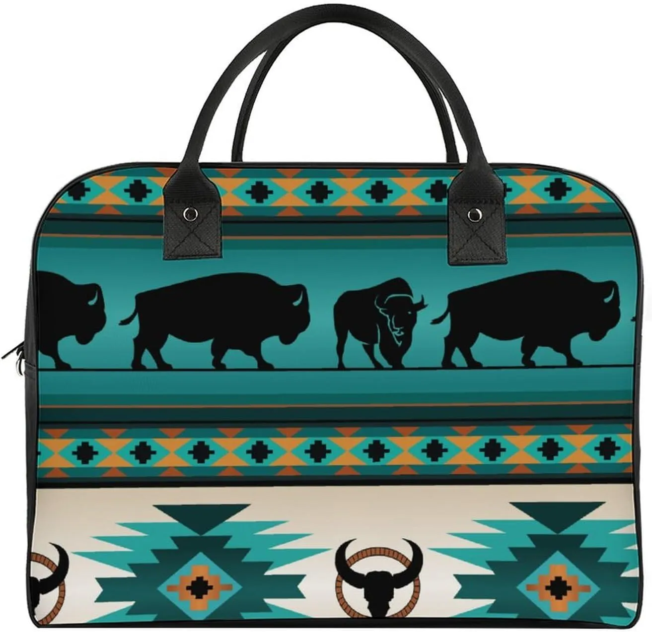 Colorful Graffiti Patterns Travel Handbag with A Large Capacity Design That Can Be Reused
