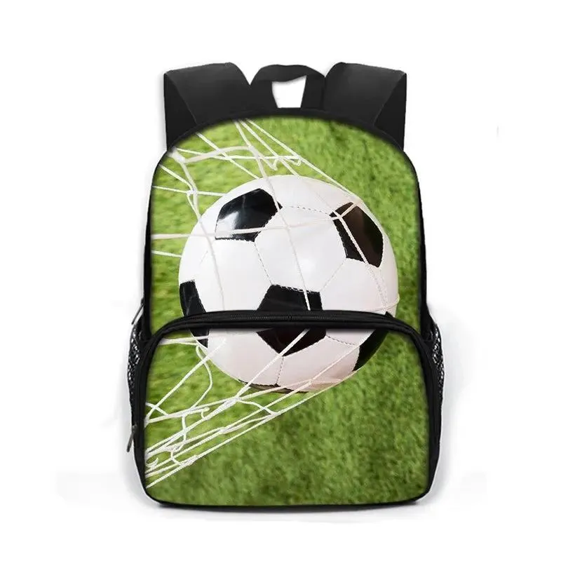 Cool Football Soccer Print Backpack Children School Bags Boys Schoolbag Kids Kindergarten Bag School Backpack Bookbag Gift
