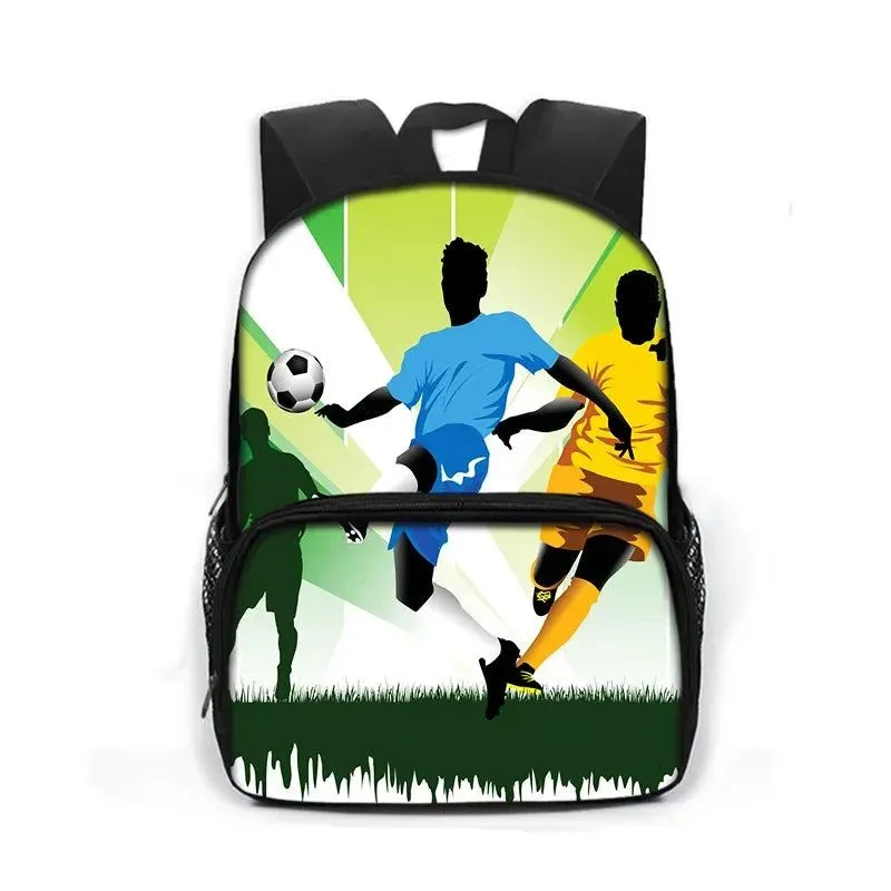 Cool Football Soccer Print Backpack Children School Bags Boys Schoolbag Kids Kindergarten Bag School Backpack Bookbag Gift