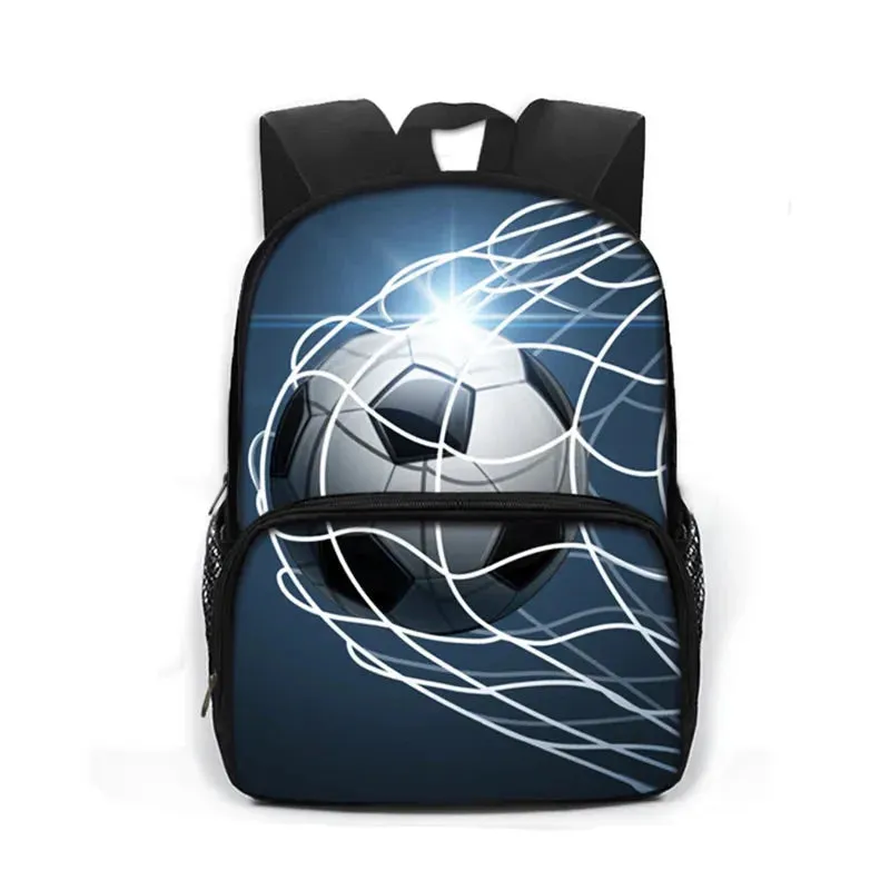 Cool Football Soccer Print Backpack Children School Bags Boys Schoolbag Kids Kindergarten Bag School Backpack Bookbag Gift