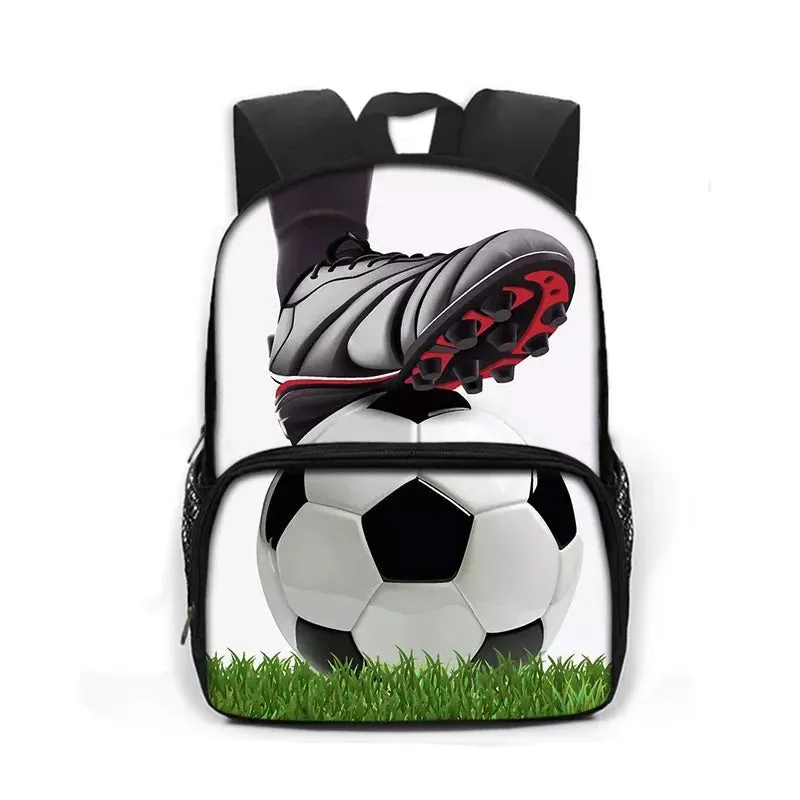 Cool Football Soccer Print Backpack Children School Bags Boys Schoolbag Kids Kindergarten Bag School Backpack Bookbag Gift