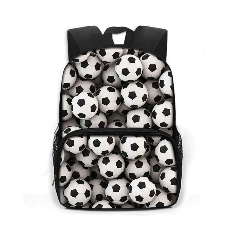 Cool Football Soccer Print Backpack Children School Bags Boys Schoolbag Kids Kindergarten Bag School Backpack Bookbag Gift