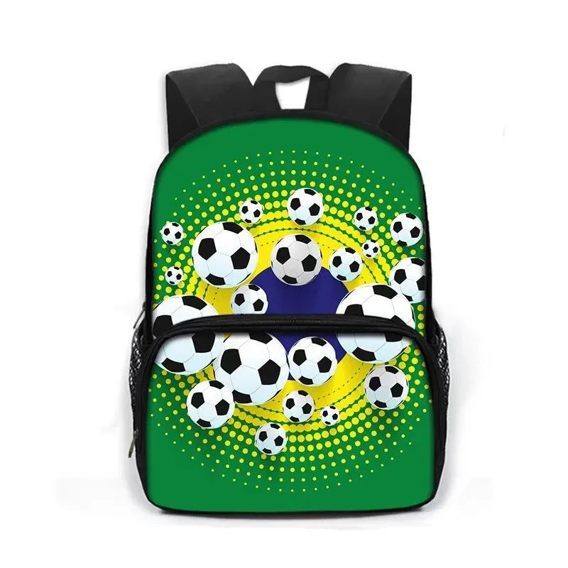 Cool Football Soccer Print Backpack Children School Bags Boys Schoolbag Kids Kindergarten Bag School Backpack Bookbag Gift