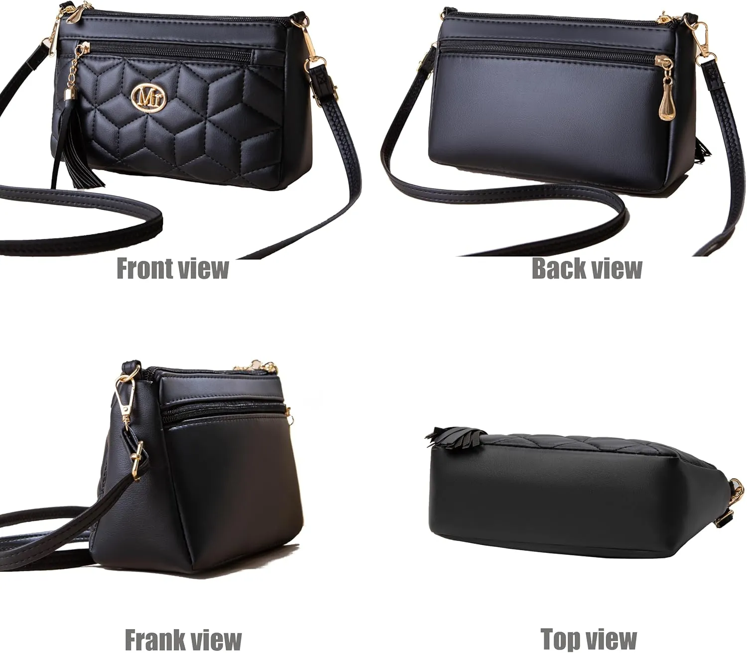 Cross Body Shoulder Purse for Women Ladies Purses and Handbags Crossbody Bags for Women with Tassel Zipper