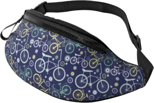 Crossbody Fanny Packs for Women Men - Bike colorful gear Travel Belt Bag Running Waist Bag for Women Men