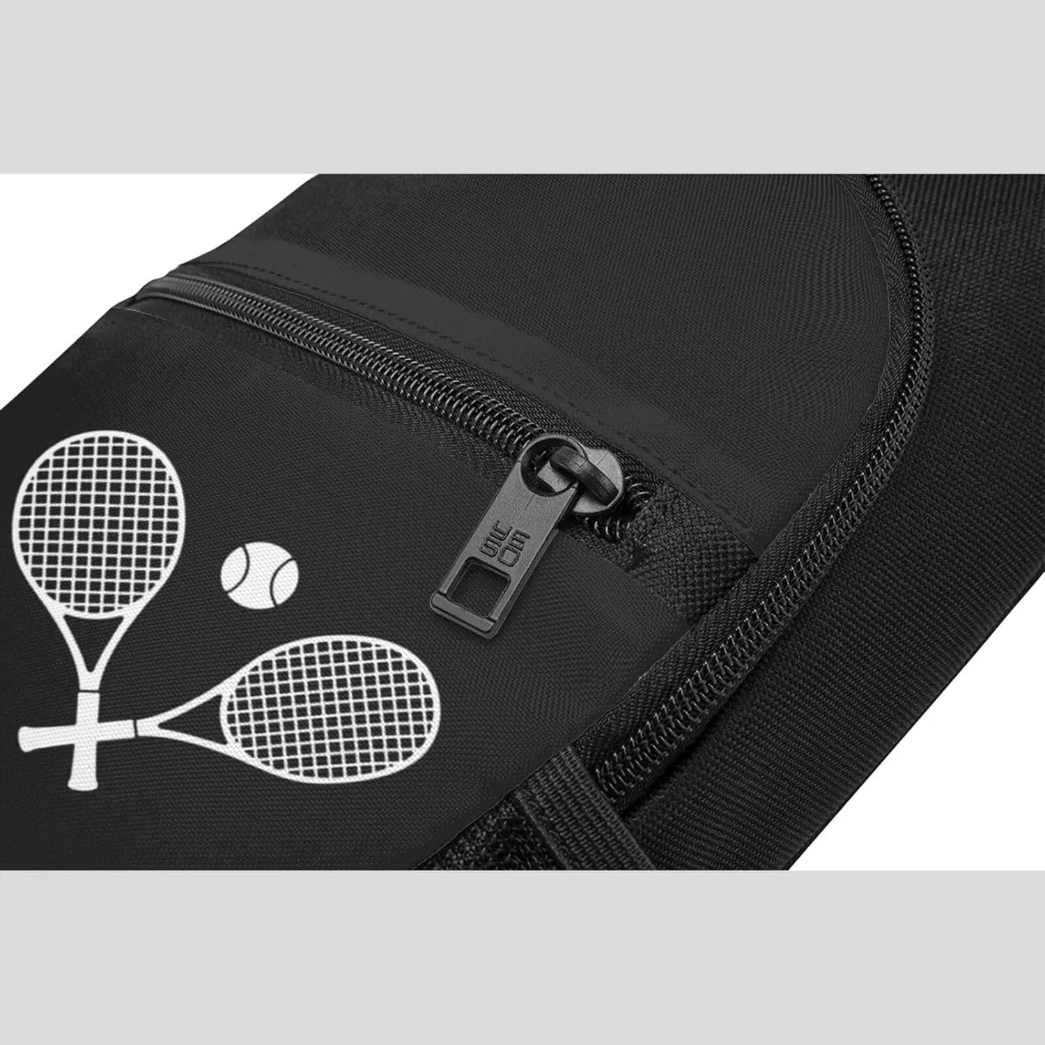 Crossed Racket and Tennis Chest Pack Leisure Shoulder Crossbody Chest Bag