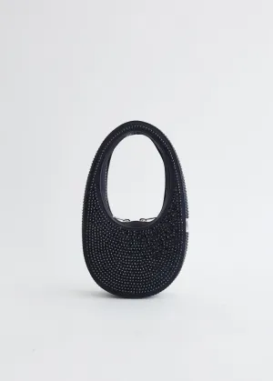 Crystal-Embellished Mini Swipe Bag