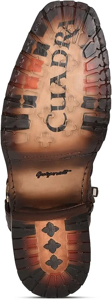Cuadra Men's Bootie in Genuine Python Leather Brown 1J2LPH