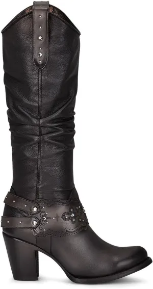 Cuadra Women's Tall Boot in Bovine Leather Brown