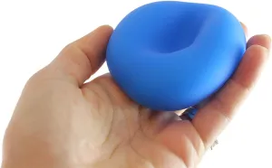Curious Minds Busy Bags 2 Different Doh Filled Jumbo and Regular Squeeze Balls - Doh - Ultra Squishy and Moldable Dough Relaxing Sensory Fidget Stress Toy