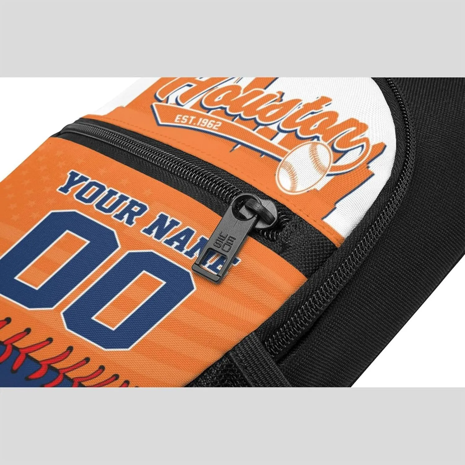 Custom Sling Bag,Personalized Baseball Crossbody Bags Chest Bag with Name & Number for Men Women,Custom Baseball Sport Crossbody Bags for Travel Baseball Fans Gifts