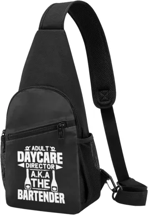 Daycare Director Aka The Bartender Chest Pack Leisure Shoulder Crossbody Chest Bag