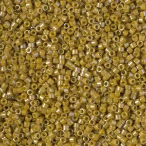 DB 2272, Glazed Opaque Shiny Mustard- Miyuki Delica Beads - Size 11 - 5 grams - Japanese Cylinder Seed Beads - Retail & Wholesale