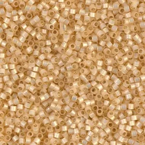 DB 621, Gold Alabaster-Opal SL-Trans.- Dyed- Miyuki Delica Beads - Size 11 - 5 grams - Japanese Cylinder Seed Beads - Retail & Wholesale