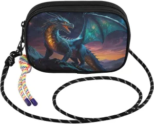 Dragon Rocky Fantasy Nebula Small Crossbody Bags for Women Cell Phone Purses Women's Shoulder Handbag Wallet Purse