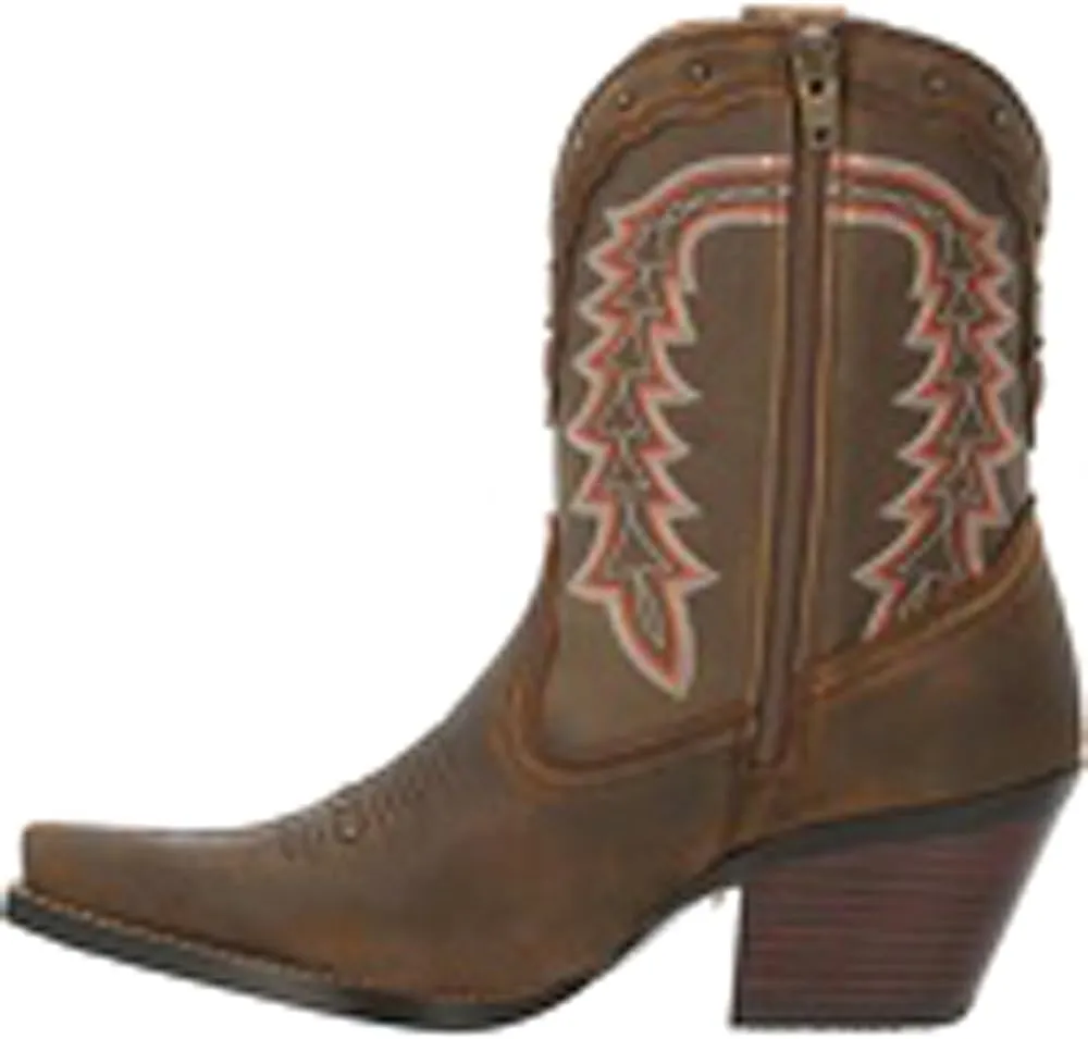Durango Crush Women's Roasted Pecan Bootie Western Boot