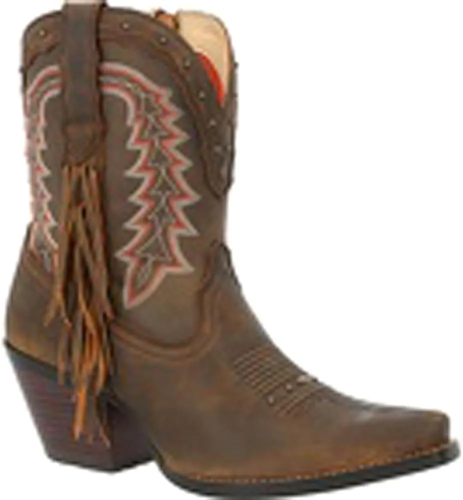 Durango Crush Women's Roasted Pecan Bootie Western Boot