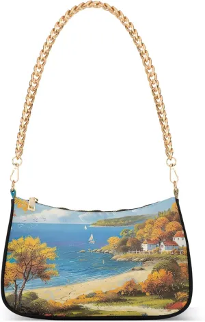 Easter Eggs Rabbit Meadow Cute Purses Women Hobo Party Purse Women Small Cute Handbags Cartoon Small Shoulder Bag