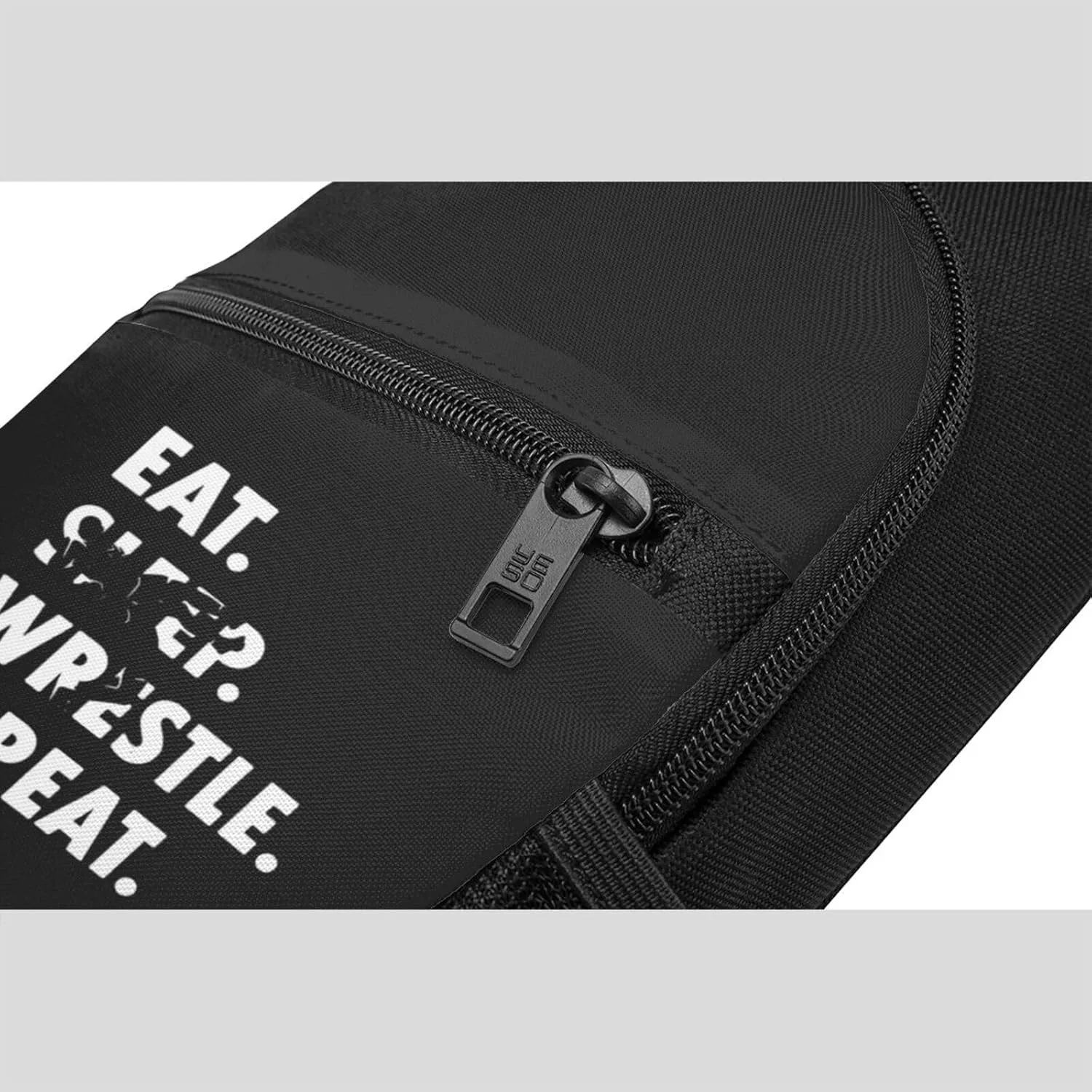 Eat Sleep Wrestle Repeat Wrestling Chest Pack Leisure Shoulder Crossbody Chest Bag