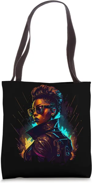 Edgy Parisian Style Urban Fashion Icon Tote Bag