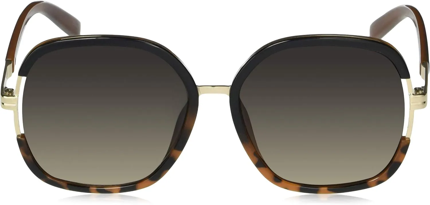 essica Simpson Women's J6214 Oversized Cat Eye Square Sunglasses