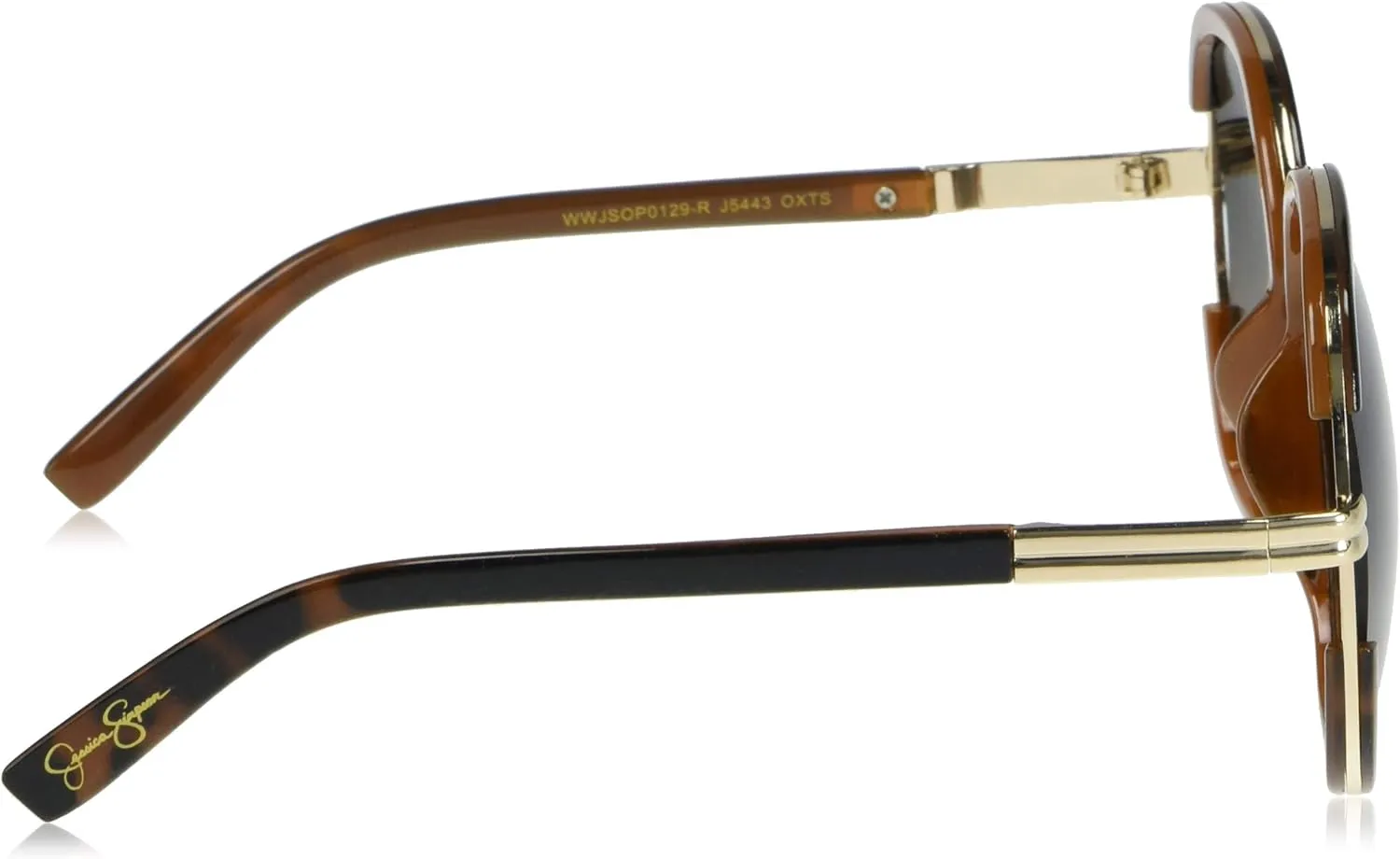 essica Simpson Women's J6214 Oversized Cat Eye Square Sunglasses