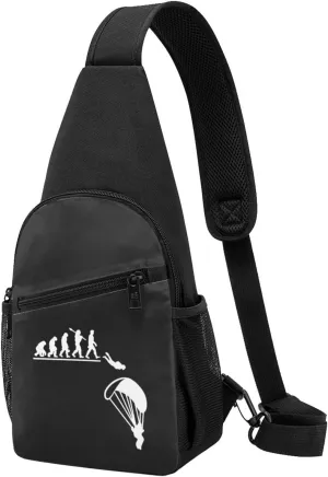 Evolution of Skydiving Chest Pack Leisure Shoulder Crossbody Chest Bag