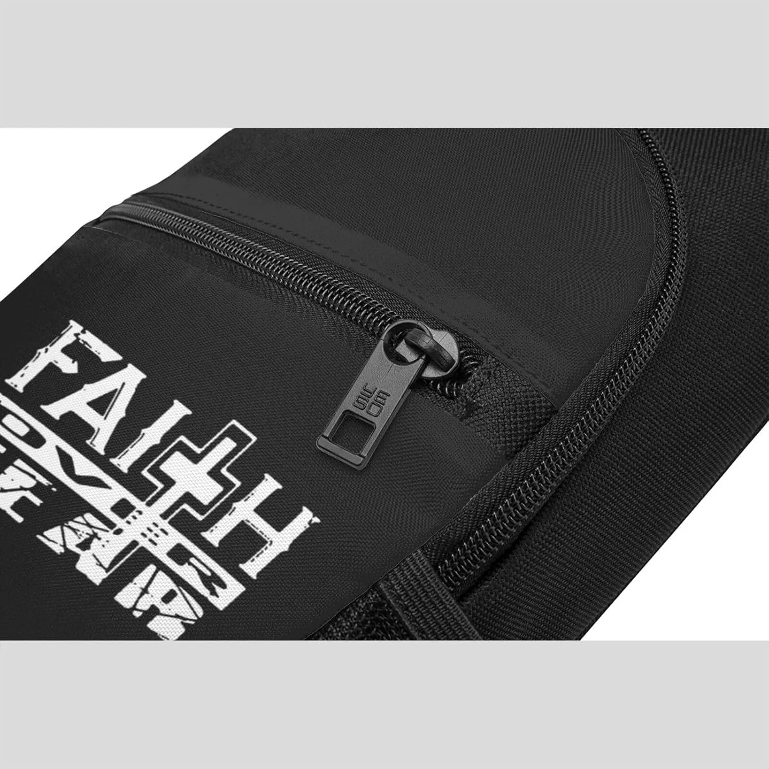 Faith Over Fear Christian Cross Chest Pack Leisure Shoulder Crossbody Chest Bag