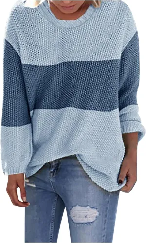 Fall Outfits for Women 2024 Fitting Casual Long Sleeved Half High Neck Half Zipper Solid Navy Bluee Cardigan for