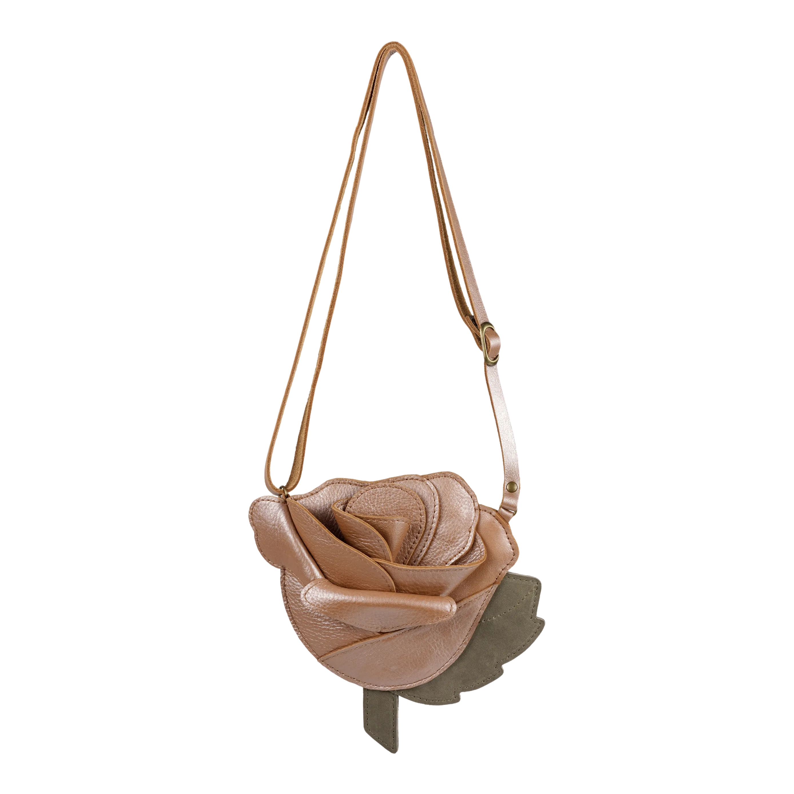 Filoe Purse | Rose | Clay Metallic Leather
