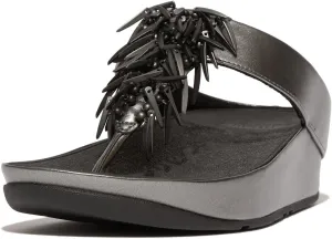 FitFlop Women's Rumba Beaded Toe-Post Sandals