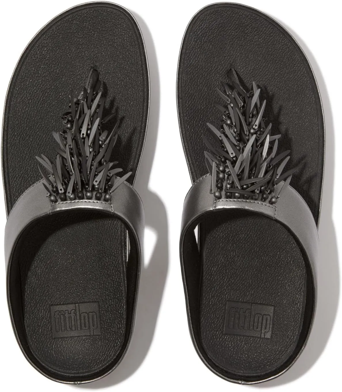 FitFlop Women's Rumba Beaded Toe-Post Sandals