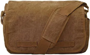 FR Fashion Co. 17" Classic Canvas Messenger Bag