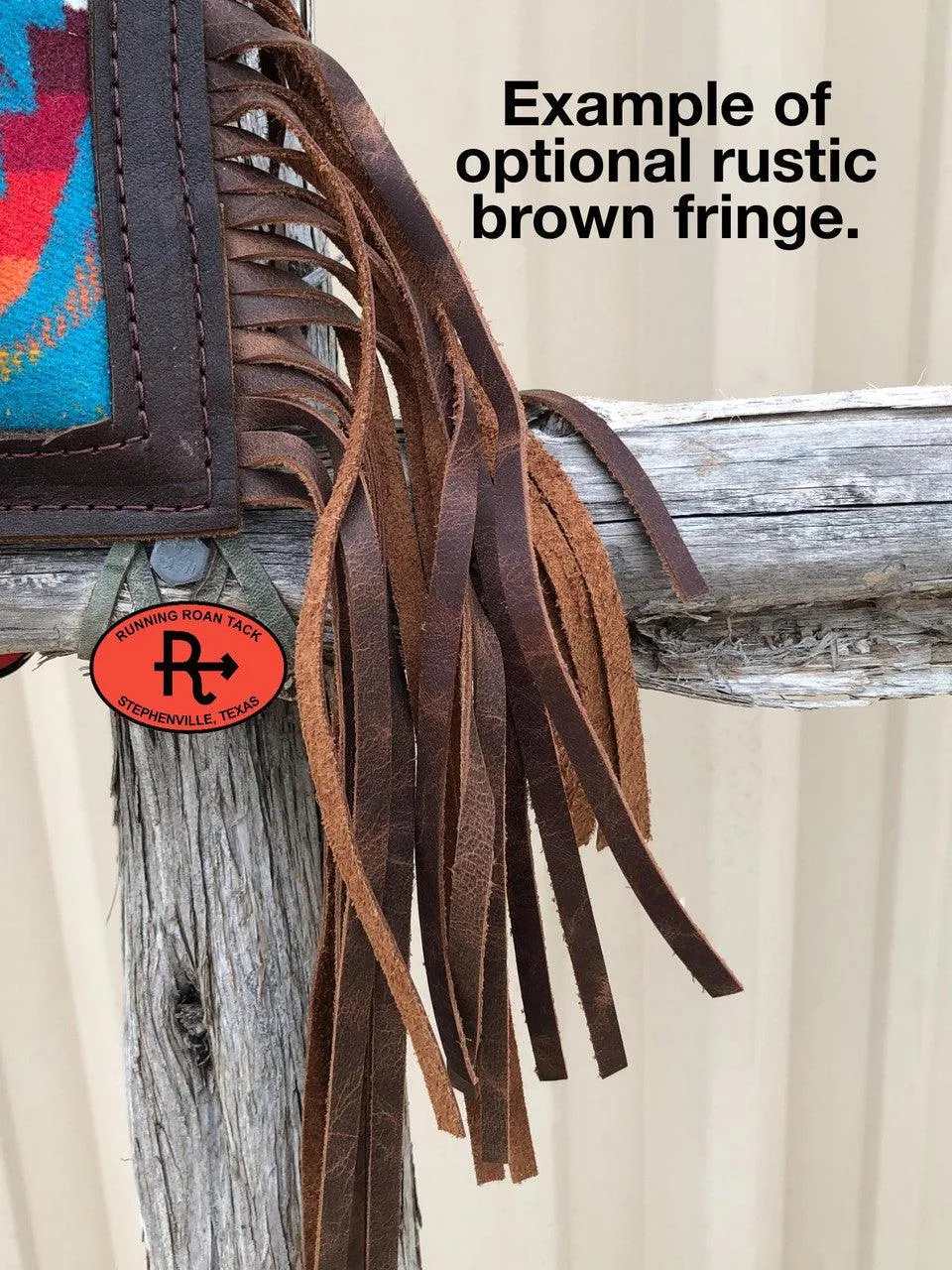 Frost Croc Mini Saddle Bag with Your Choice of Buckle and Fringe for Phone, Keys, Roping Powder, etc